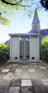 Trottoir van het urinoir